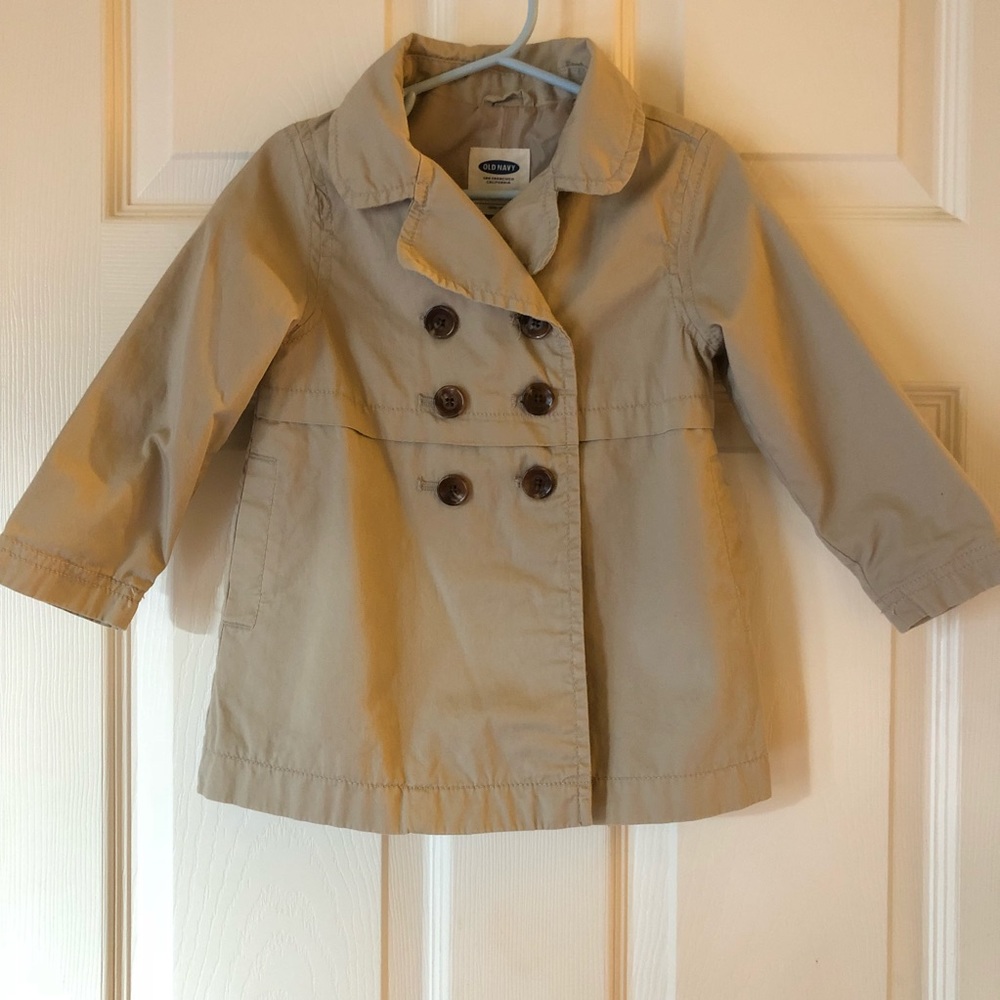 2T coat Old Navy beige